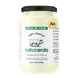 Natucerdo Grasa Natural Sabor Ajo x600g